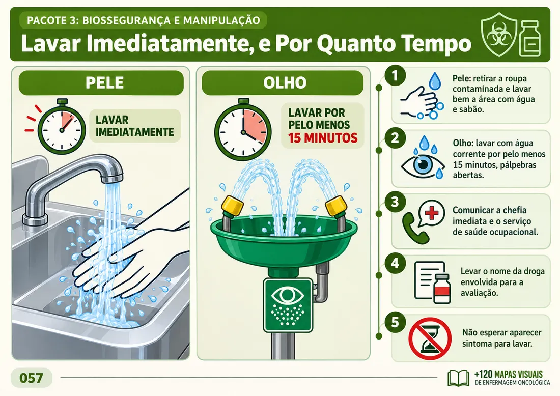 Mapa 057: Lavar Imediatamente, e Por Quanto Tempo